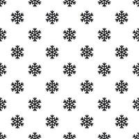 Snowflake pattern, simple style vector