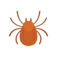 Forest bug icon flat isolated vector