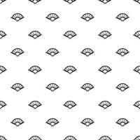 patrón de abanico, estilo simple vector