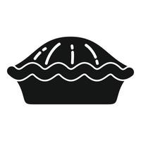 Apple pie icon simple vector. Dessert cake vector