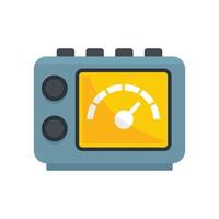 Tattoo device icon flat isolated vector