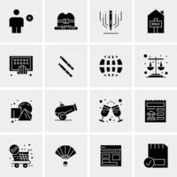 16 Business Universal Icons Vector Creative Icon Illustration to use in web and Mobile Related project