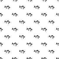 Ruff fish pattern, simple style vector