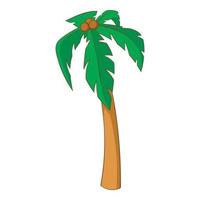 Palm icon, cartoon style vector