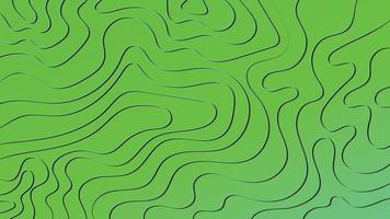 Bright green liquid lines gradient background vector