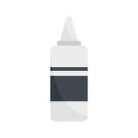 icono de botella de pelo de pintura vector aislado plano