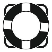 Lifebouy icon simple vector. Saver life ring vector