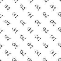 Cursor clicks pattern, simple style vector