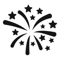 Diwali firework icon simple vector. Event party vector