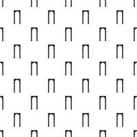 Rectangular arch pattern, simple style vector