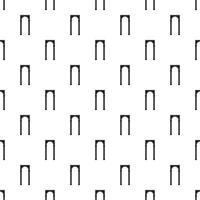 Rectangular arch pattern, simple style vector