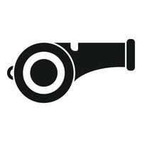 Sport whistle icon simple vector. People run vector