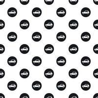 Sign car pattern, simple style vector