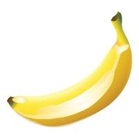 Banana icon cartoon vector. Yummy fruit vector