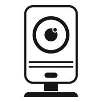 Web camera icon simple vector. Video camcorder vector