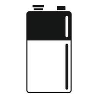 Cylinder battery icon simple vector. Full energy vector