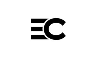 letter EC logo pro vector file pro Vector