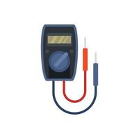 Digital multimeter icon flat isolated vector