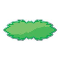 Small tag icon, cartoon style vector