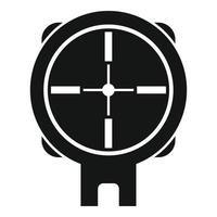 Sniper cross icon simple vector. Target eye vector