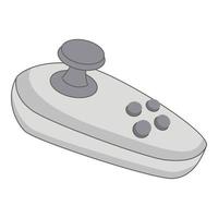 icono de joystick, estilo de dibujos animados vector