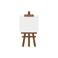 Easel icon flat isolated vector