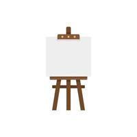 Easel icon flat isolated vector