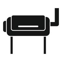 Grinder smokehouse icon simple vector. Bbq grill vector