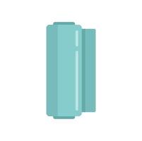 Membrane roll icon flat isolated vector