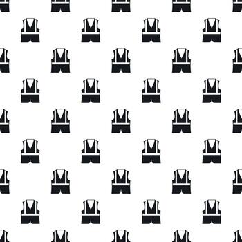 Reflective vest pattern, simple style vector
