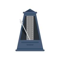 Mechanical metronome icon flat isolated vector