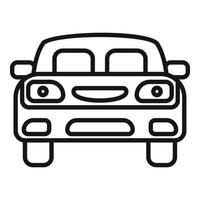 Car repair icon outline vector. Auto service vector