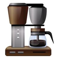 Office coffee machine icon cartoon vector. Espresso making vector