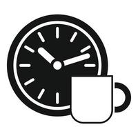 vector simple de icono de horas de trabajo flexibles. tiempo de trabajo