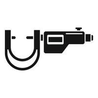 Micrometer dimensions icon simple vector. Precision vernier vector