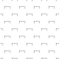Car barrier pattern, simple style vector