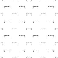 Car barrier pattern, simple style vector