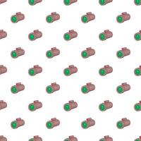 Lantern pattern, cartoon style vector