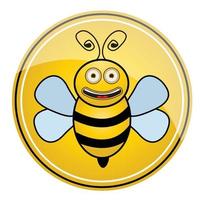 Bee Icon illustration vector