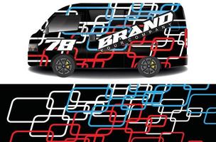 racing background sticker designs for camper car wraps and more vector