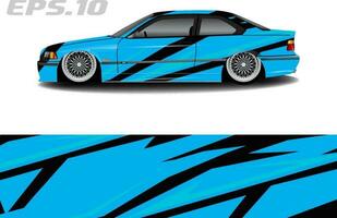 sticker livery racing car sticker design, cool abstract graphic background vector