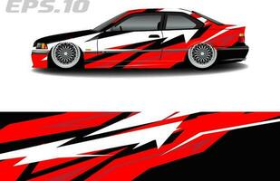 sticker livery racing car sticker design, cool abstract graphic background vector