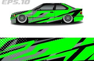 sticker livery racing car sticker design, cool abstract graphic background vector