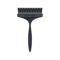 icono de pincel de tinte de cabello vector aislado plano