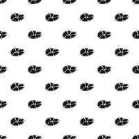 Dish steak pattern, simple style vector