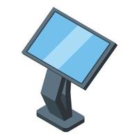 System touchscreen icon isometric vector. Mobile smart vector