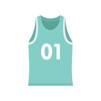 Running vest icon flat isolated vector