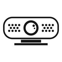 4k web camera icon simple vector. Video, photo camcorder vector