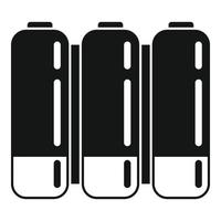 Recharge electric battery icon simple vector. Full energy vector