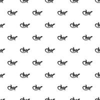 Spotted lizard pattern, simple style vector